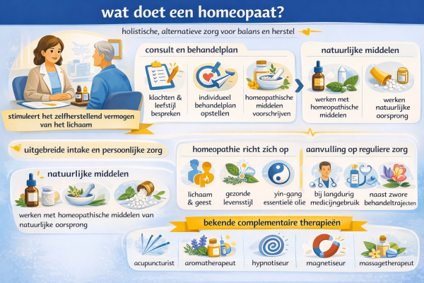 Alles over het beroep homeopaat Wat doet een homeopaat